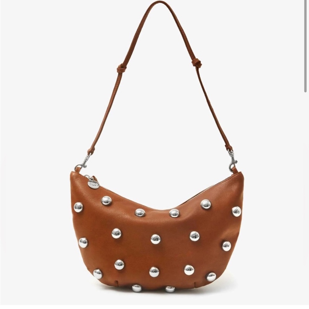 Clare V Lune in Hazelnut w/Studs